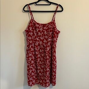 Plus - Floral Mini Dress - 3X / 18